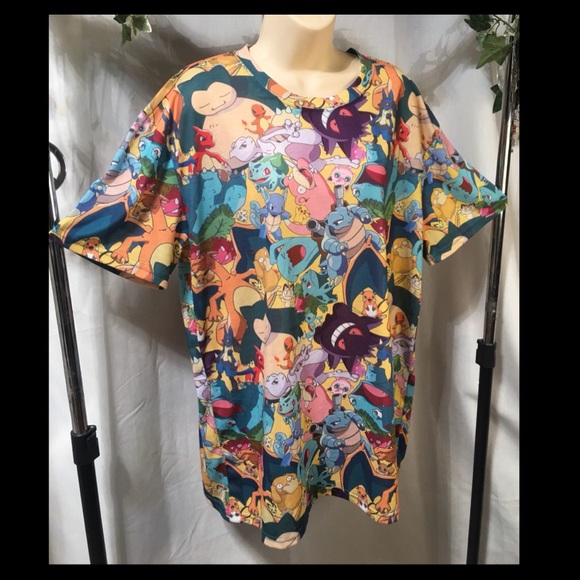 *Pokemon* Men’s Size XL (unisex) tee in light pastels. EBgames Nintendo - Picture 3 of 9